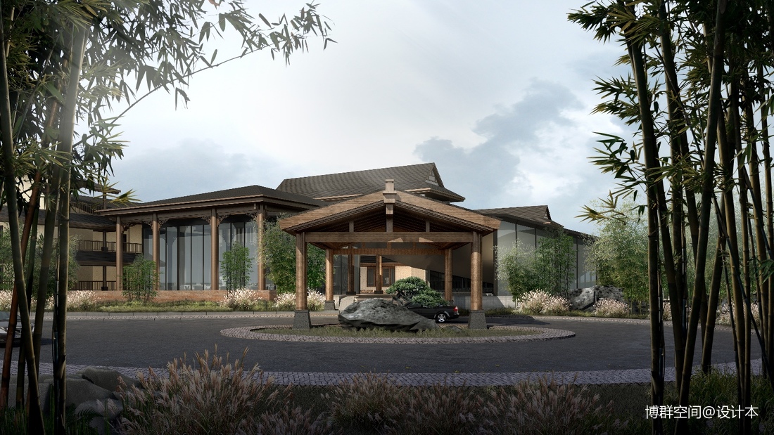 度假酒店建筑外觀表現(xiàn)_3989703 &ndash; 設(shè)計(jì)本裝修效果圖